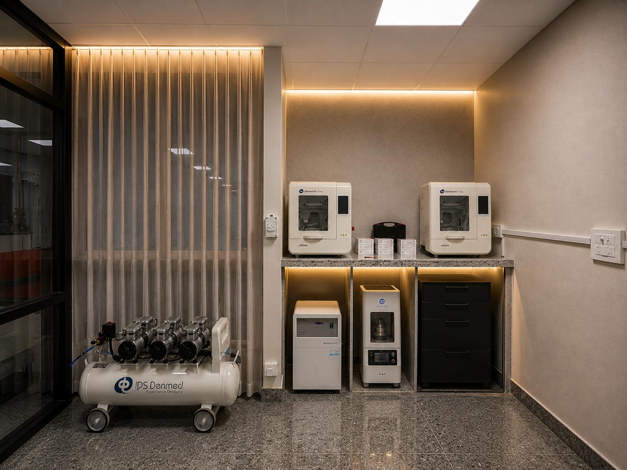 Milling room — zirconia milling — Dr. Amit Sharma Dental Hospital, Jaipur
