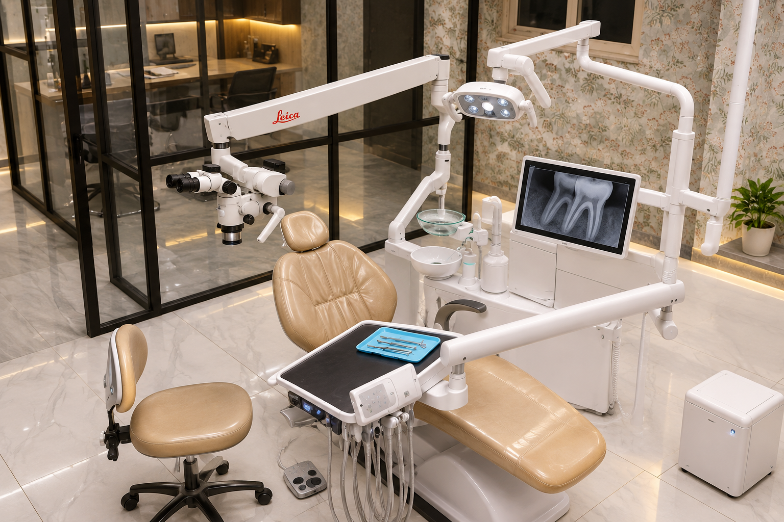 Advanced endodontic suite — Dr. Amit Sharma Dental Hospital, Jaipur