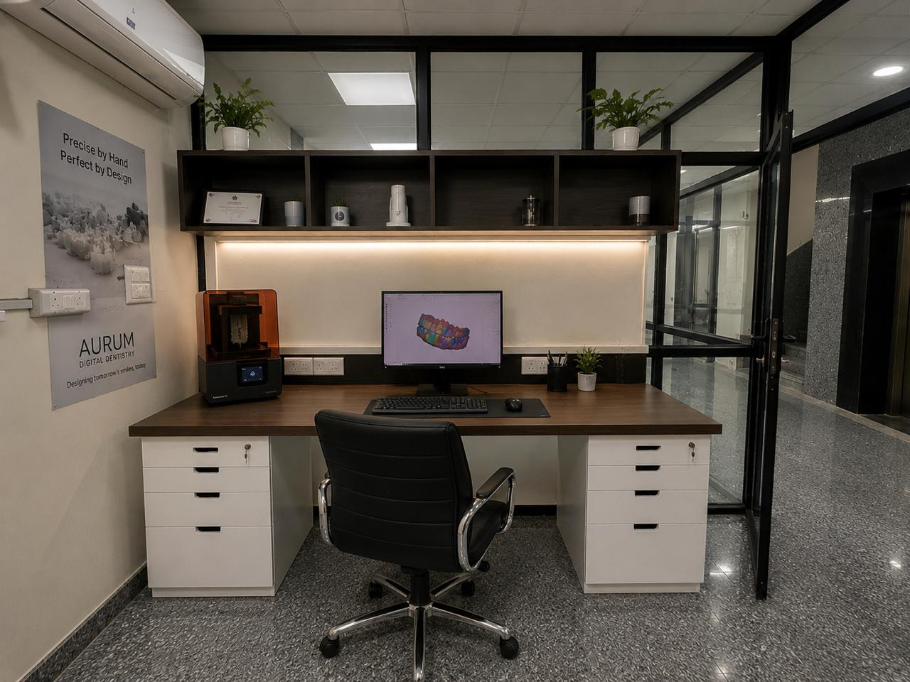 Designing room — cap design — Dr. Amit Sharma Dental Hospital, Jaipur